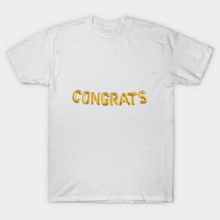 Congrats gold balloons T-Shirt